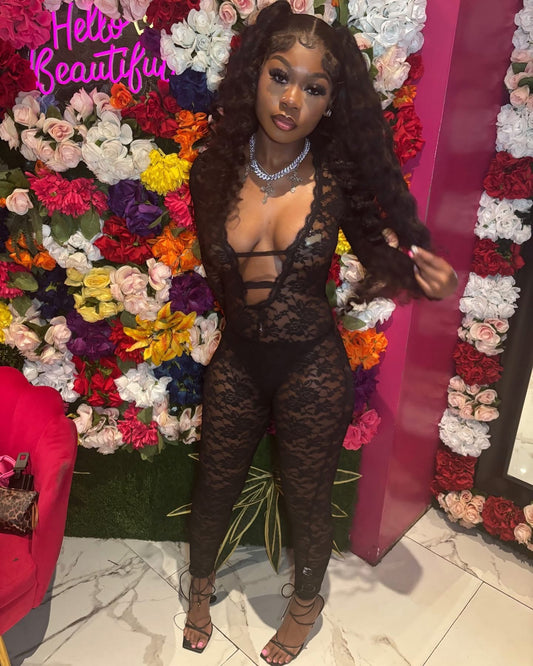Lace all Over Jumpsuit
