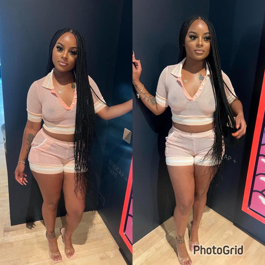 Mesh Two Piece Set