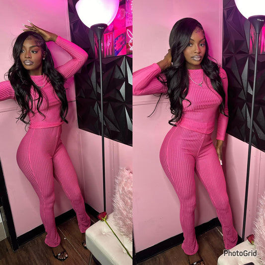 Hot Pink Simple Set
